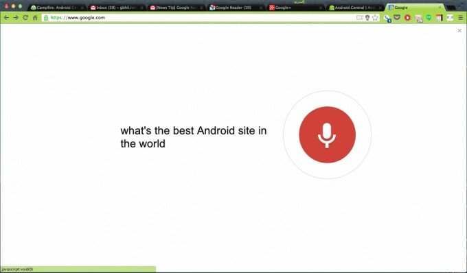 Chrome обзавелся голосовым поиском по типу Google Now